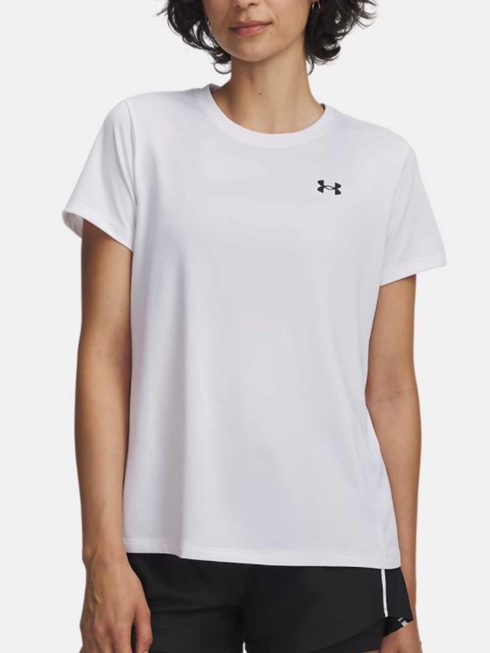 New women’s Under Armour White Loose Fit Short-Sleeve Performance Tee